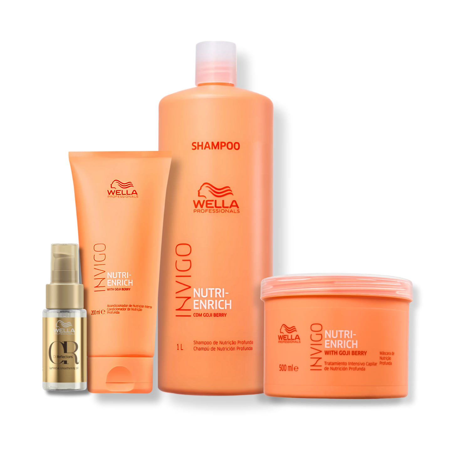 Wella Professionals Invigo Nutri-Enrich Kit Tratamento 4 Produtos