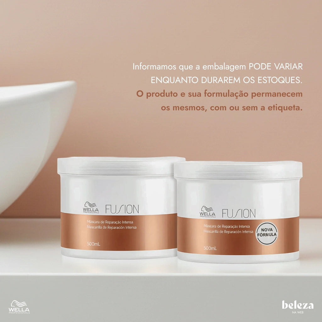 Wella Professionals Fusion Quarteto Shine Salon Kit Reparador