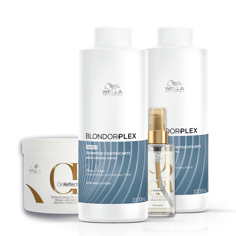 Wella Professionals Kit Blondorplex OR Salão Light 4 Produtos