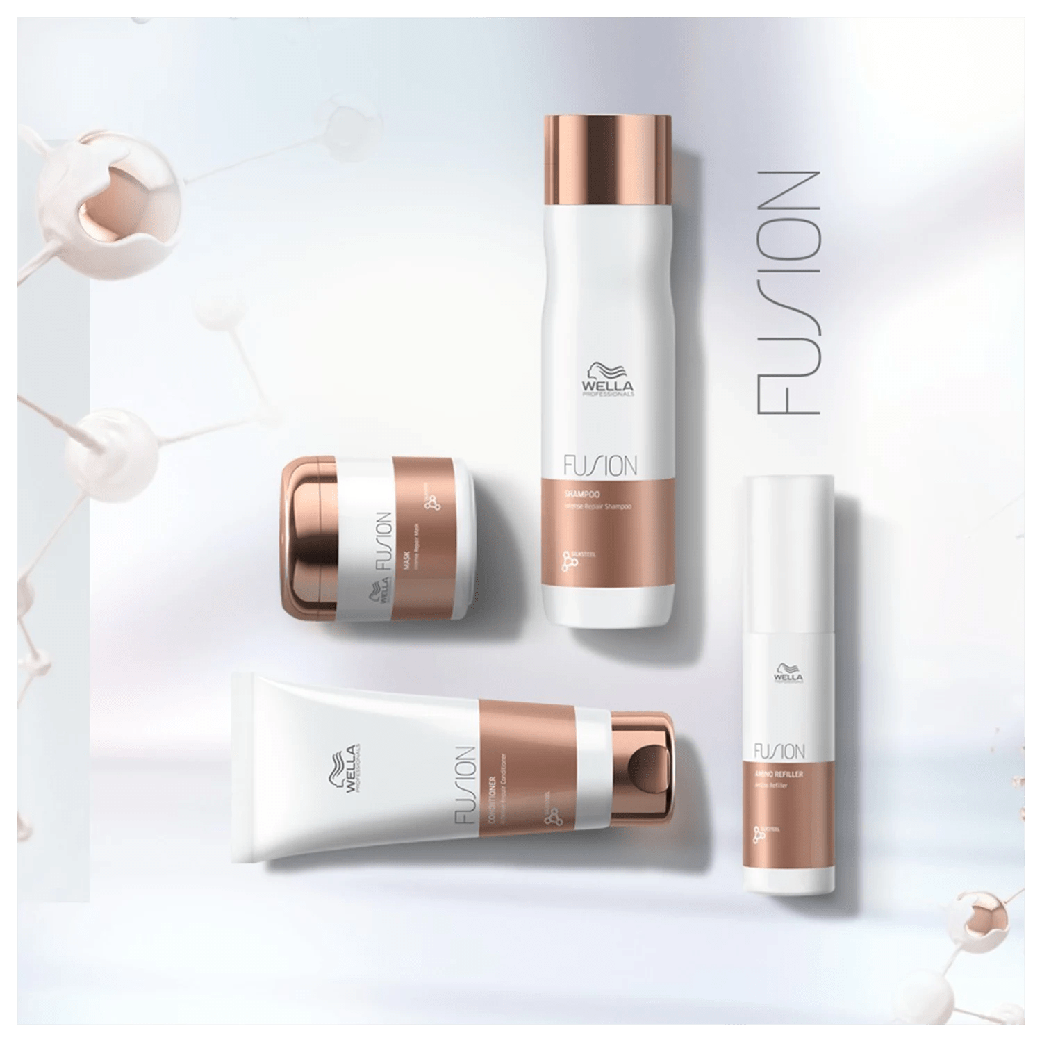 Wella Professionals Fusion Quarteto Shine Salon Kit Reparador
