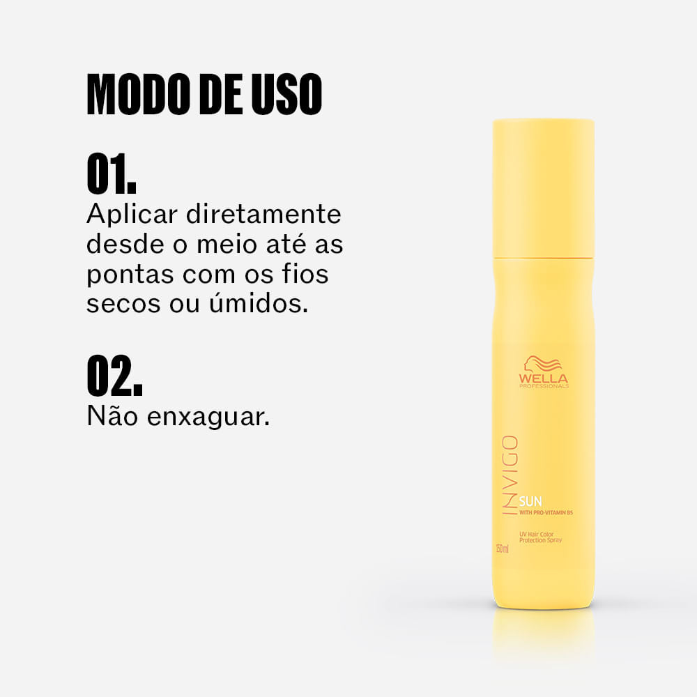 Wella Professionals Invigo Sun Spray Leave-In Proteção UV 150ml