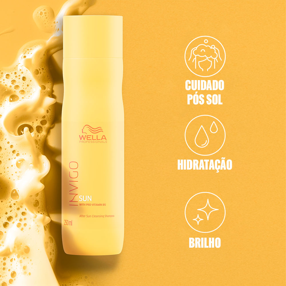 Wella Professionals Invigo Sun Shampoo Pós Sol 250ml