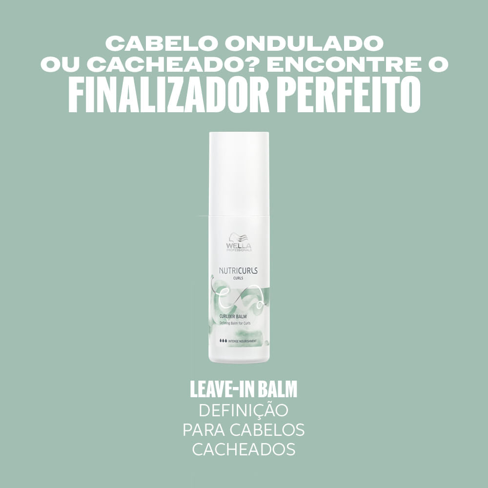 Wella Professionals Nutricurls Curlixir Balm Leave-In Nutritivo 150ml