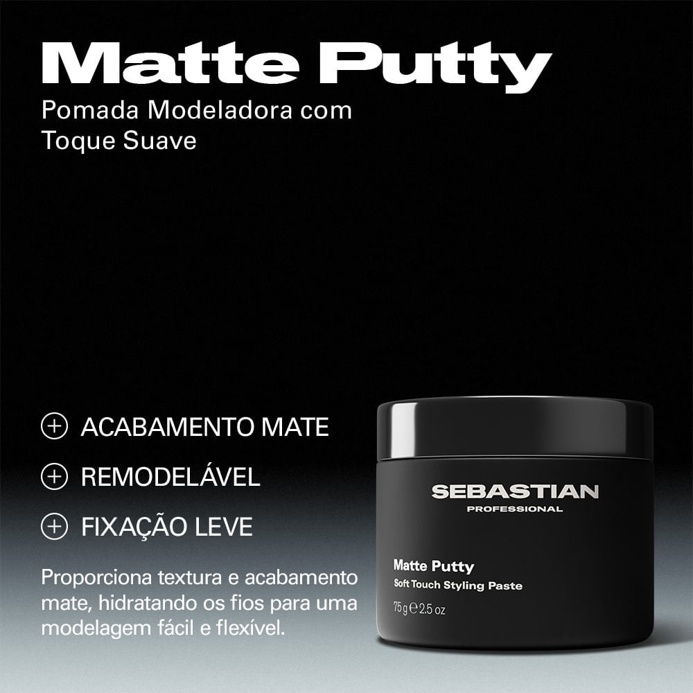 Sebastian Professional Argila Texturizadora Seb Matte Putty 75g