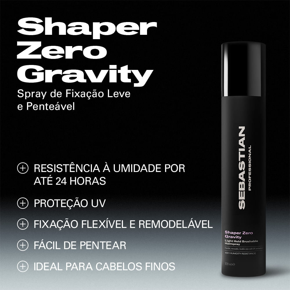 Sebastian Professional Spray Fixador Seb Shaper Zero 300ml
