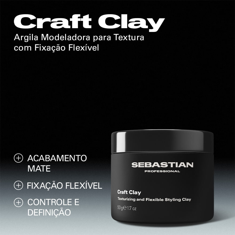 Sebastian Professional Argila Texturizadora Seb Craft Clay 50g