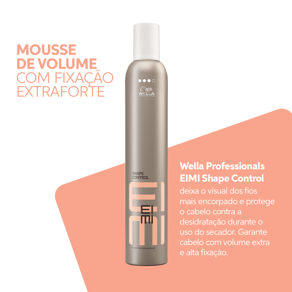 Wella Professionals EIMI Shape Control Mousse Modeladora 300ml