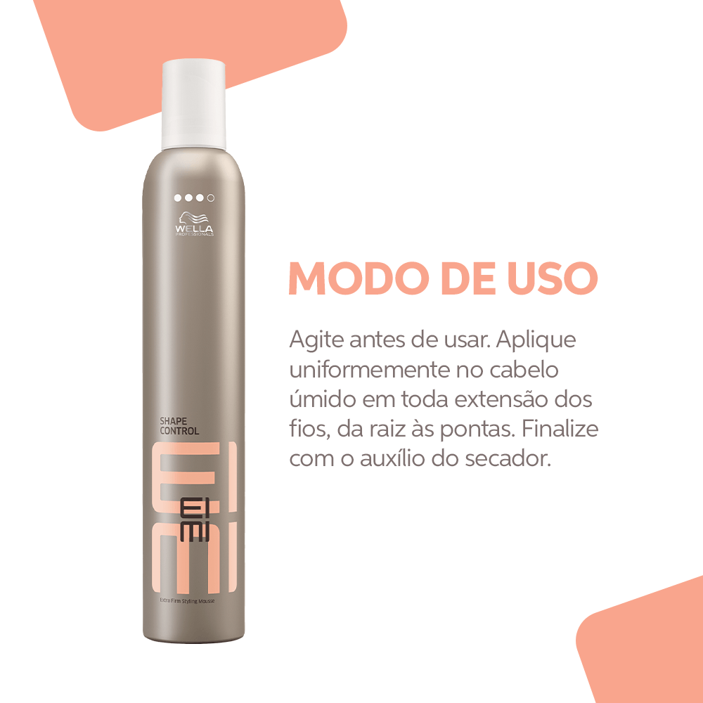 Wella Professionals EIMI Shape Control Mousse Modeladora 300ml