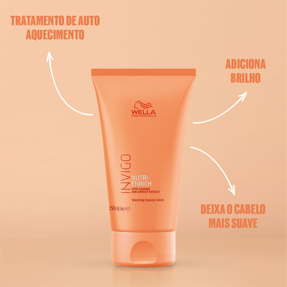 Wella Professionals Invigo Nutri Enrich Warming Express Máscara de Aquecimento 150ml