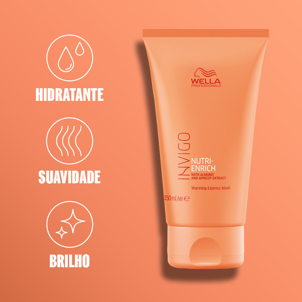 Wella Professionals Invigo Nutri Enrich Máscara de Aquecimento Express 150ml
