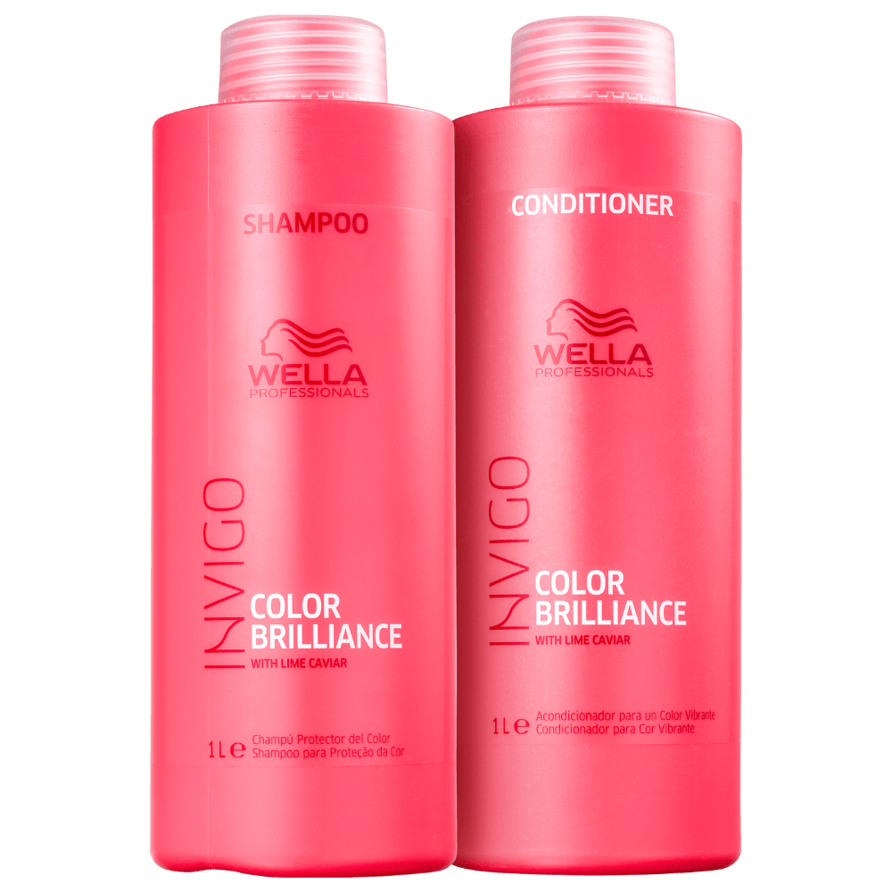 Kit Wella Professionals Invigo Color Brilliance Shampoo e Condicionador 1L Cada