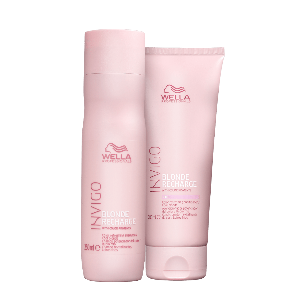 Wella Professionals Invigo Blonde Recharge Kit Shampoo e Condicionador 250ml