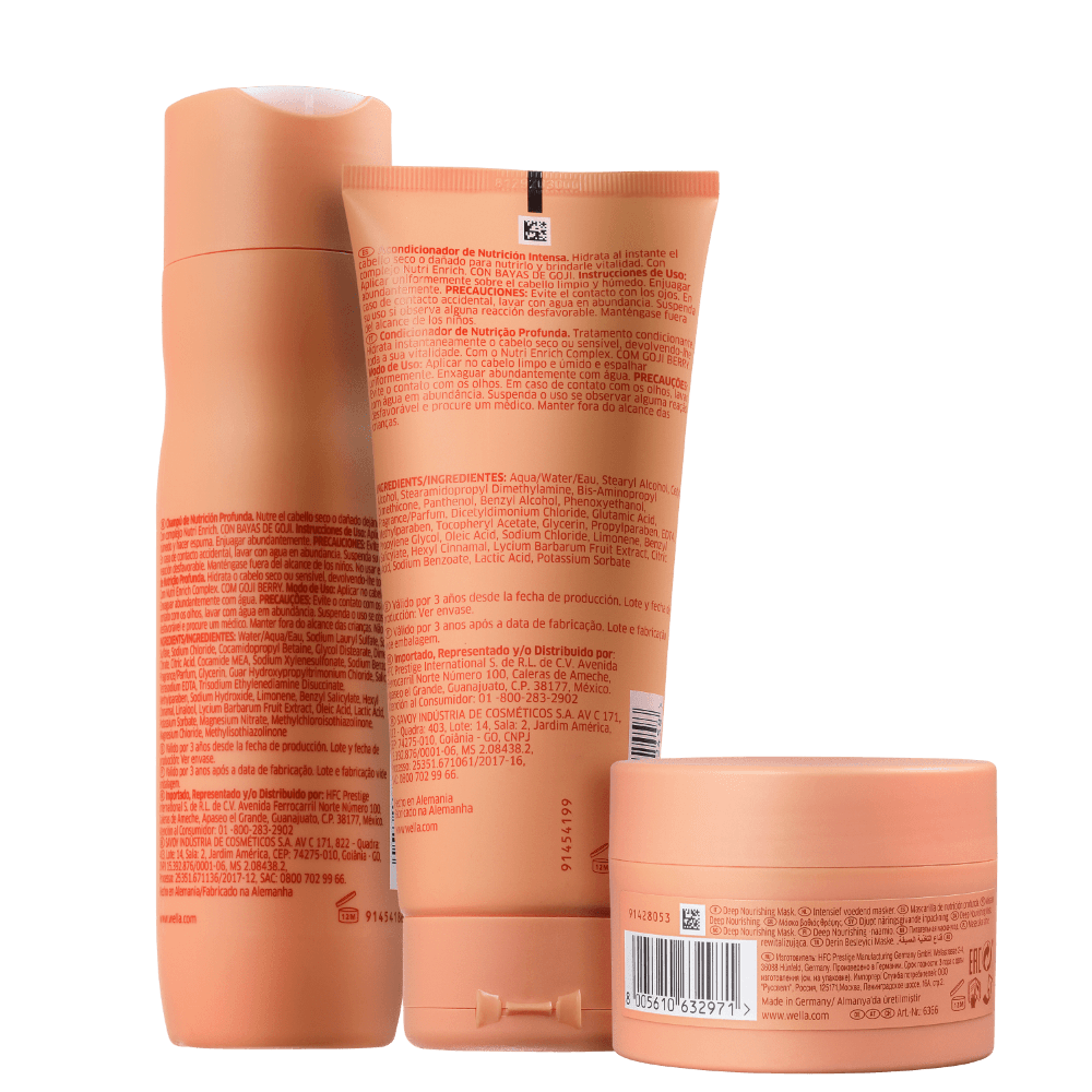 Wella Professionals Kit Invigo Nutri-Enrich Tratamento Capilar