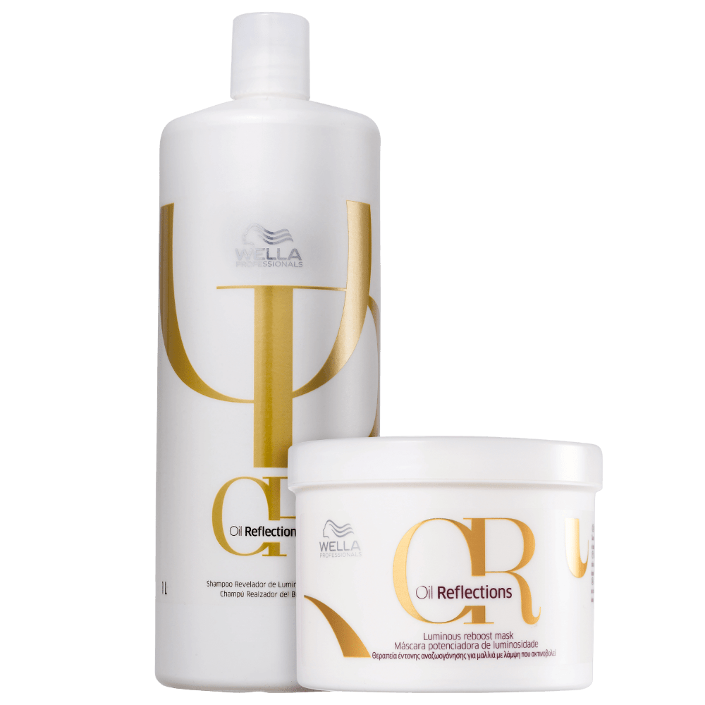 Wella Professionals Kit Oil Reflections Duo Salão 2 Produtos
