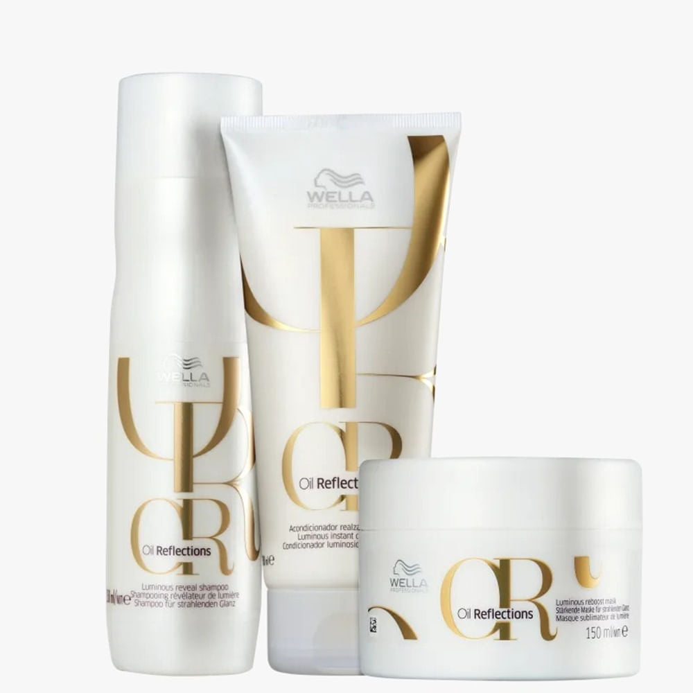 Wella Professionals Kit Oil Reflections Tratamento 3 Produtos