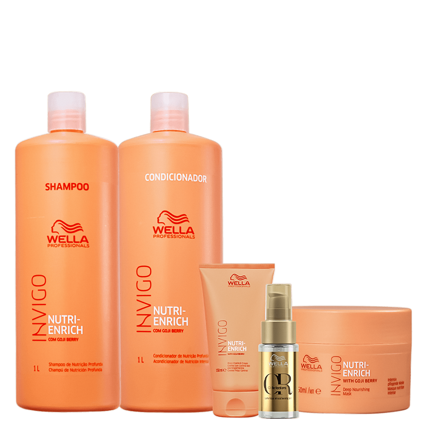 Wella Professionals Invigo Nutri-Enrich Kit Tratamento 5 Produtos