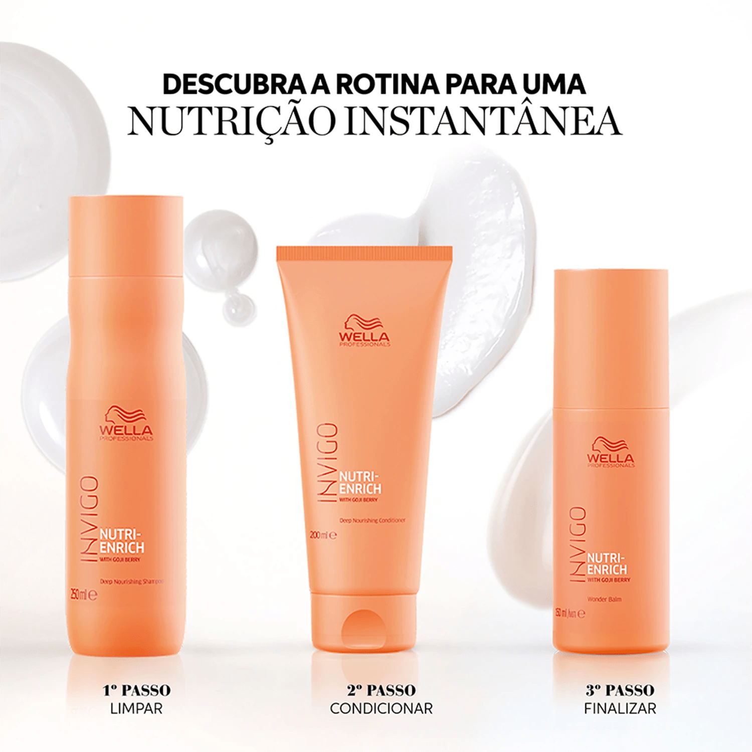 Wella Professionals Invigo Nutri-Enrich & Oil Reflections Kit Tratamento 5 Produtos