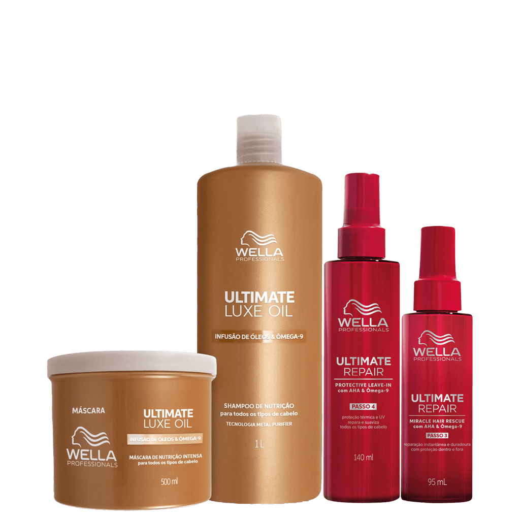 Wella Professionals Kit Ultimate Frizz Control Prestige 4 Produtos
