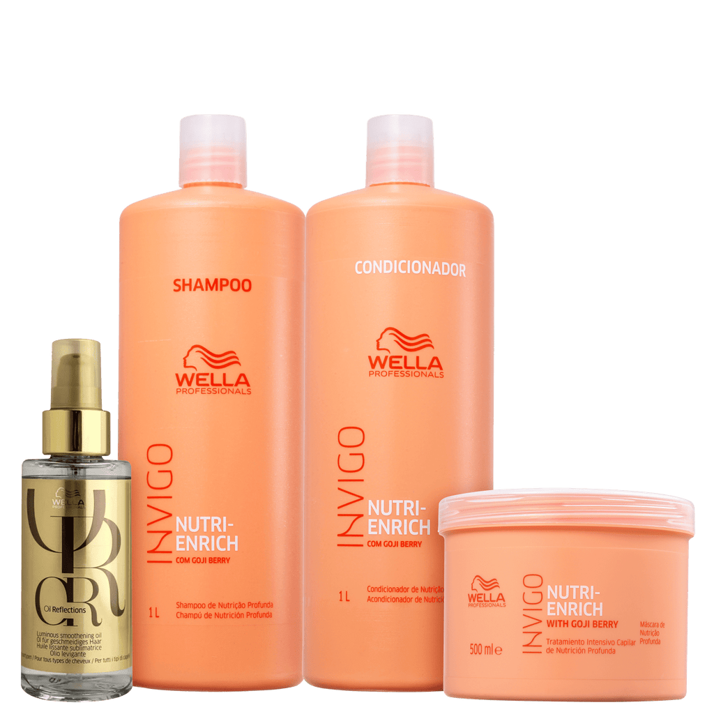 Wella Professionals Invigo Nutri-Enrich Kit Tratamento 4 Produtos